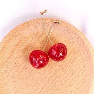 Sweet and Tart Cherry Earrings